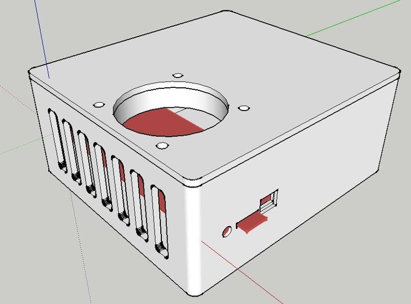 Azteeg X5 Smoothieboard Enclosure for Makergear M2 3D printer