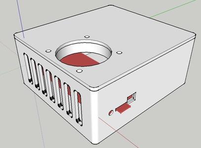Azteeg X5 Smoothieboard Enclosure for Makergear M2 3D printer