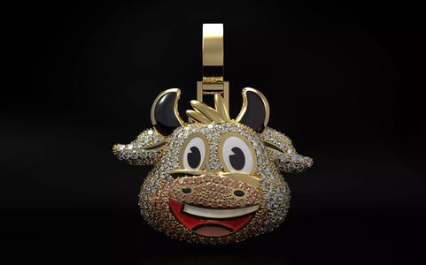 Lola the Cow Pendant