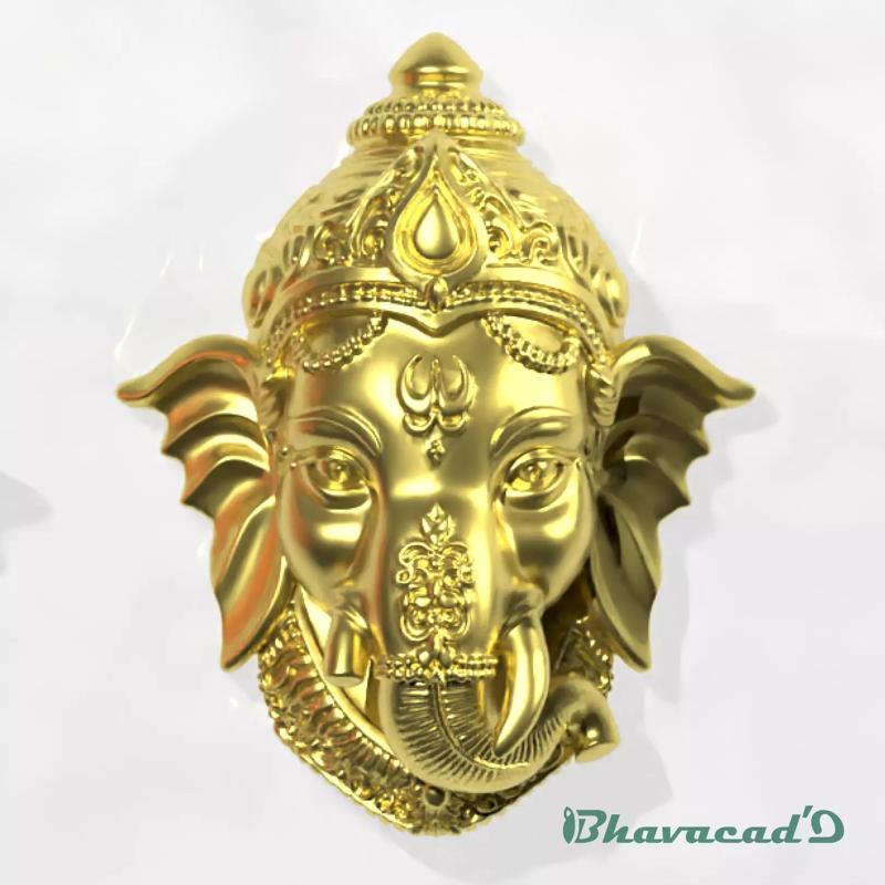 Ganesha Head Pendant