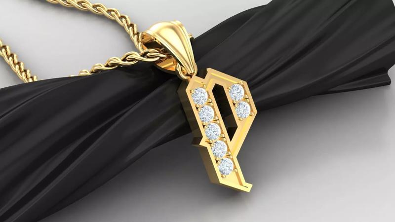 Pendant  Letter P