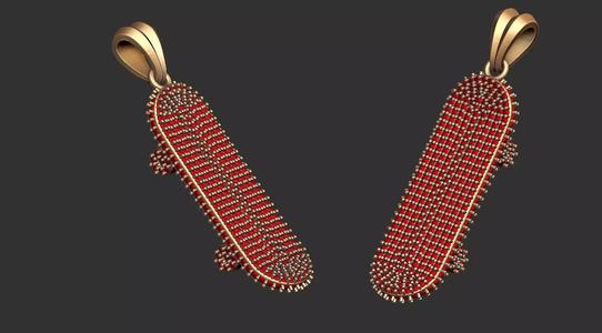 Skateboard Pendant