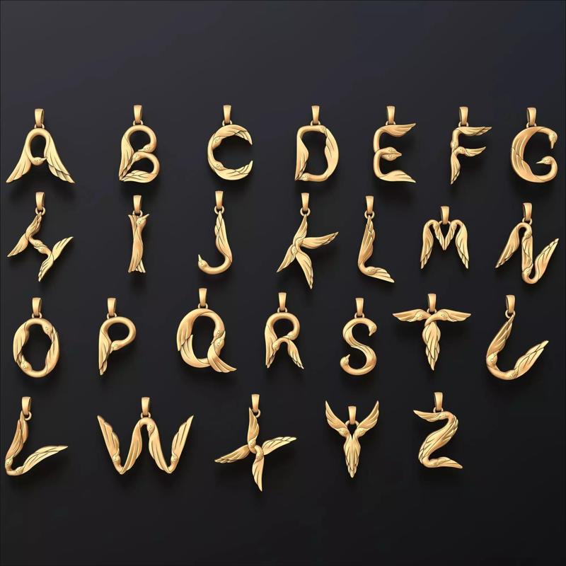 Bird Letter Pendants Pack