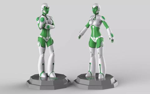 AYA Realistic 3D Model SFW and NSFW Green Lantern Series