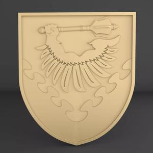 Emblem of Ukraine  3D print model