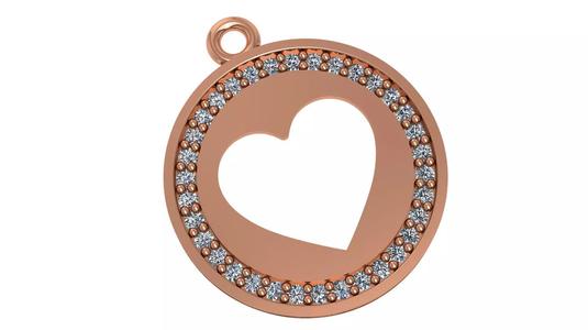 Heart Love Valentine Light Charm Pendant Necklace