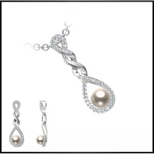JCD Format Personalized pearl pendant jcd jewellery design