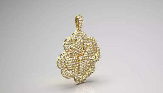flower jewelry pendant jp0251