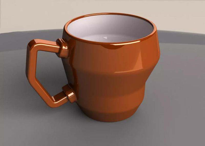 Cubic coffee cup CCC  2 Kind