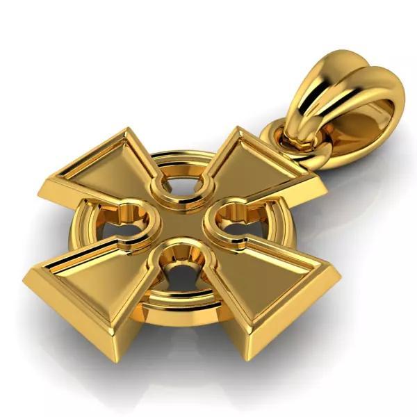 Equal Arm Cross Iron German HOLY WARRIOR MALTESE  PENDANT