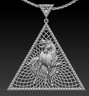 hours pendant Sculpture jewelry gold