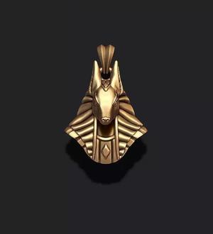 Egyptian Anubis head pendant