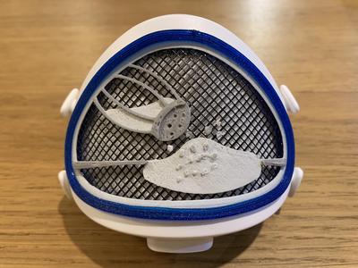 SNAP-IN COVER FOR FLO-MASK: SEPARATE RING AND INSERT - Salting the vibes