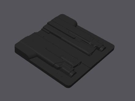 IWI Masada Slim Commander Elite + TLR-7 Sub 1913 Holster Vac Press Mold