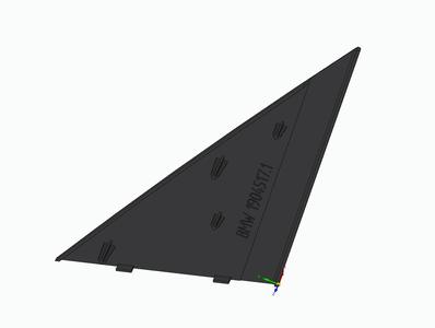 e30 bmw  front mirror cover plates