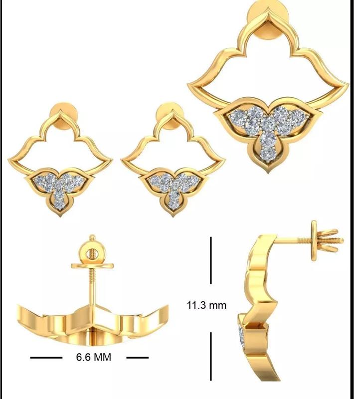 Solitaire Earrings