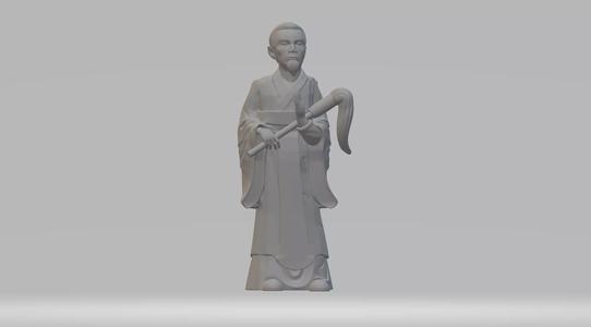 Taoist Priest 3D Model