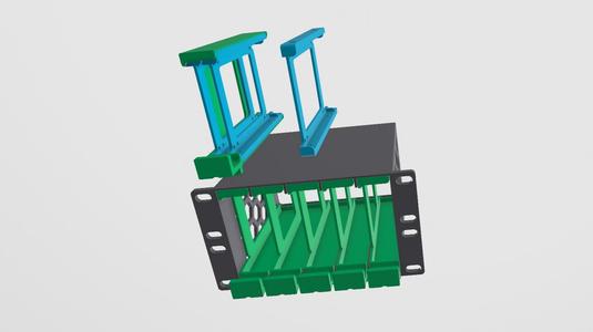 6.5 inch rack External 2.5 Hard Disk Cage