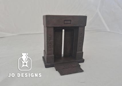 Ancient Gateway – Historic & Mysterious Entrance Diorama Piece