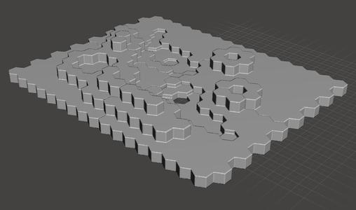 BATTLETECH TERRAIN MAP SET#5: MOONSCAPE #2 (WITH SUBLEVELS)