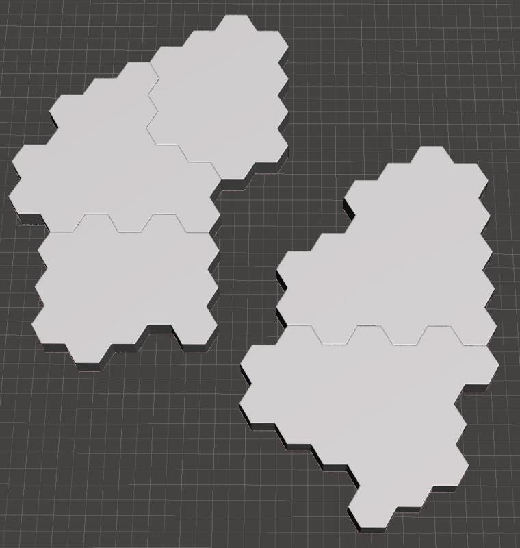 BATTLETECH TERRAIN MAP SET#3: HILLS / RESIDENTIAL #1