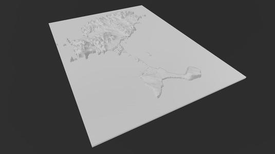 Ibiza (Baleares - Spain) 3D Map