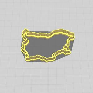 Bulgaria Map Cookie Cutter