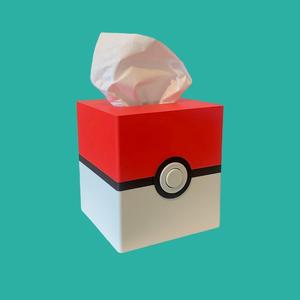 Pokeball Tissue Box Cover