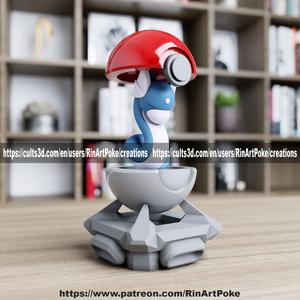 Dratini in the Pokeball from pokemon