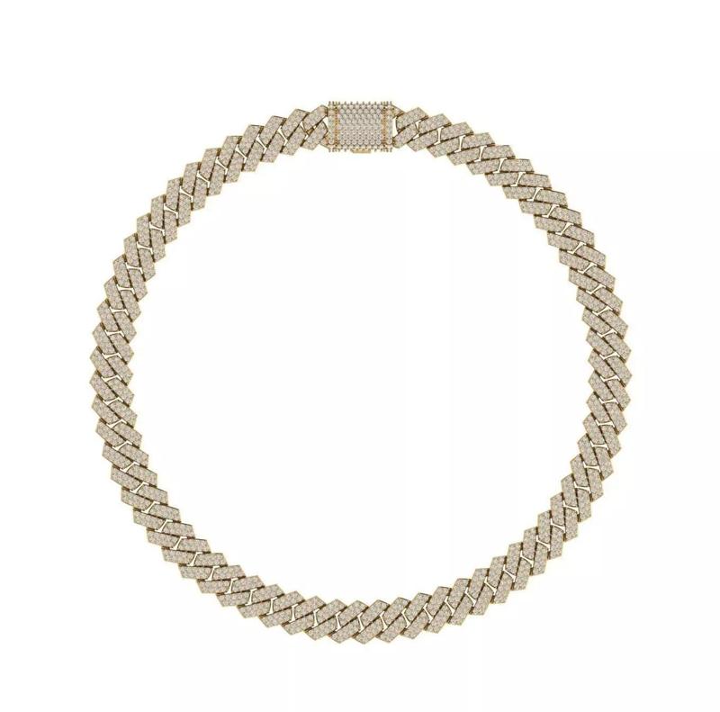 14 MM MIAMI CUBAN LINK CHAIN BRACELET OR NECKLACE 3D print model