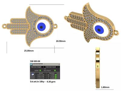 hamsa hand bracelet