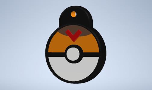 Pokemon Levelball Keychain V1