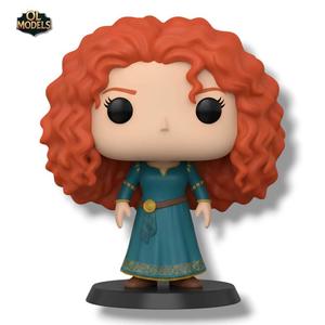 Merida Chibi Figure Brave 3D Model