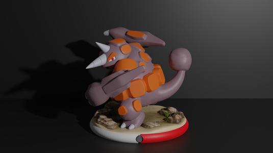 Rhyperior pokemon 3D print model