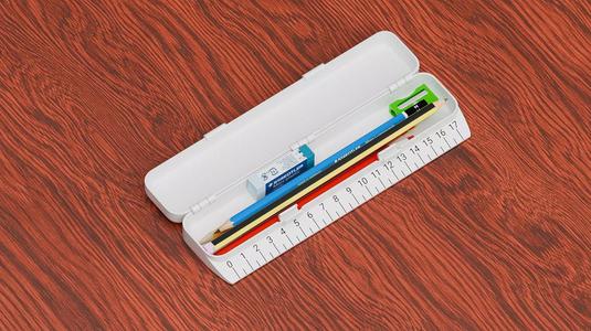 PENCIL CASE WITH RULER