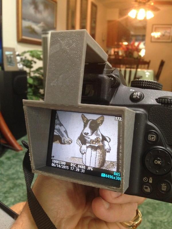 Nikon D3300 Sun Shade Reworked