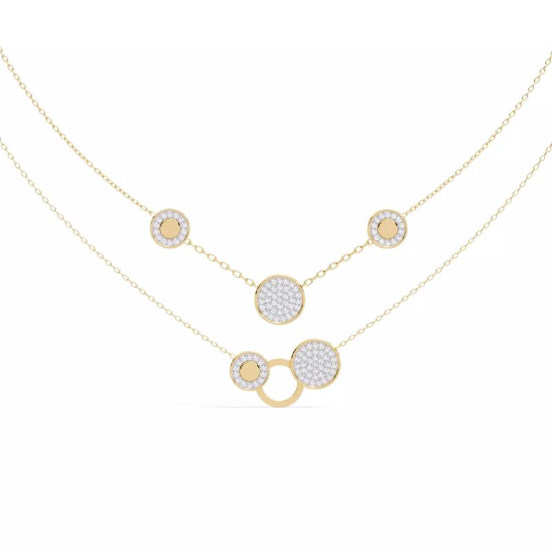 Luxury Diamond Necklace pendant with chain