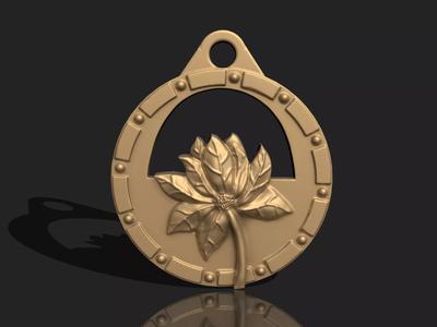 LOTUS PENDANT ANCIENT JEWELRY