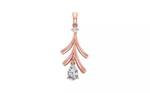 Solitaire Women Pendants 3dm STL OBJ FBX Renders Details