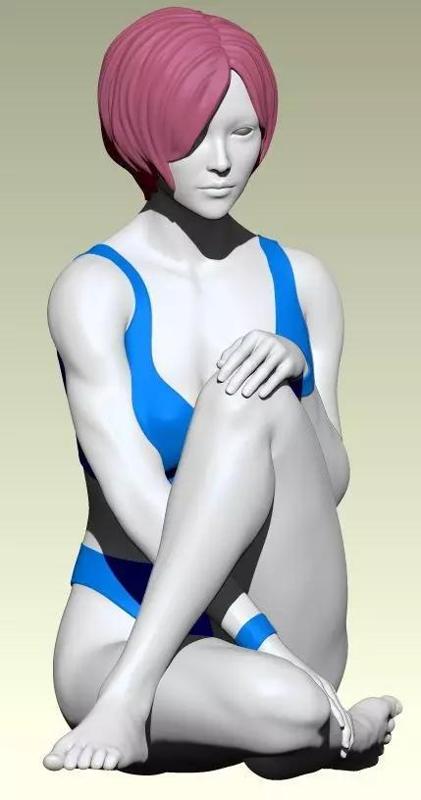 HIGH DETAIL SEXY YOGA GIRL BONUS NUDE VERSION