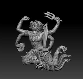 Hanuman Monkey Thai 3D print model 3D