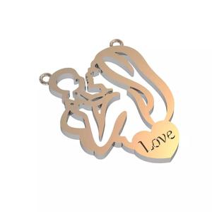 mama and baby pendant