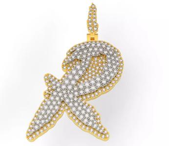 FLOWER SETTING LETTER R