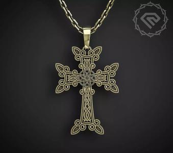 KHACHKAR ARMENIAN CROSS 55 mm