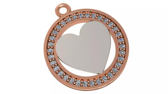 Heart Love valentine Light Charm Pendant Necklace