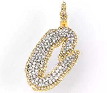 FLOWER SETTING LETTER C