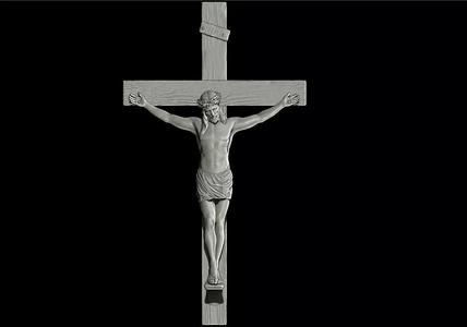 Realistic  pendant Crucifix