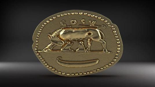 old  coin handmade look pendant