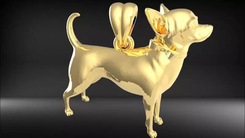 Chiwawa Dog pendant charm bracelet Jewelry