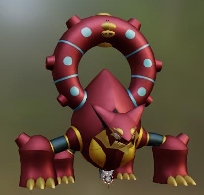 volcanion pokemon scarlet and violet 3d figurine